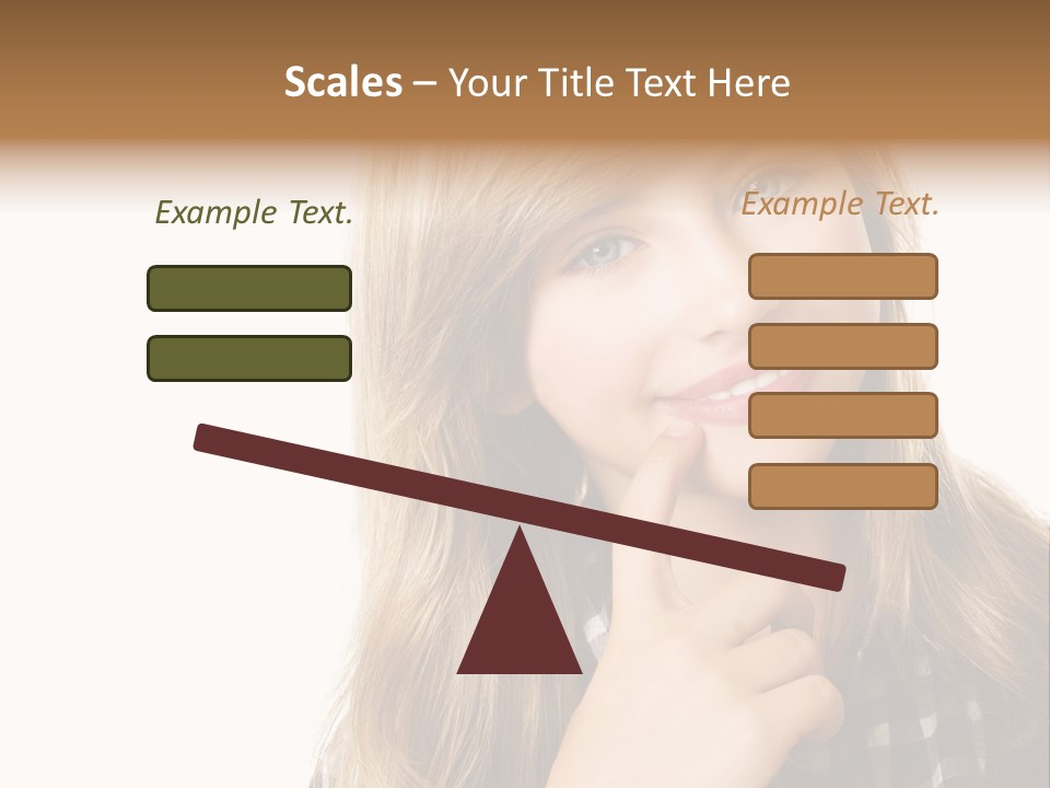 Standing Casual Positive PowerPoint Template