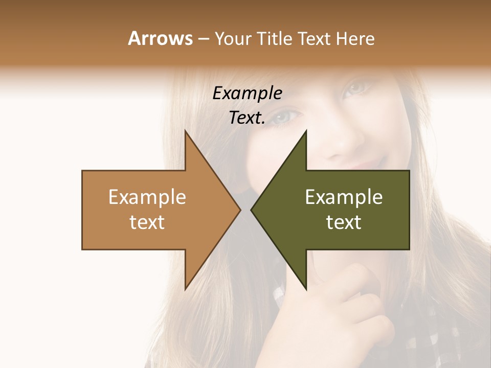 Standing Casual Positive PowerPoint Template