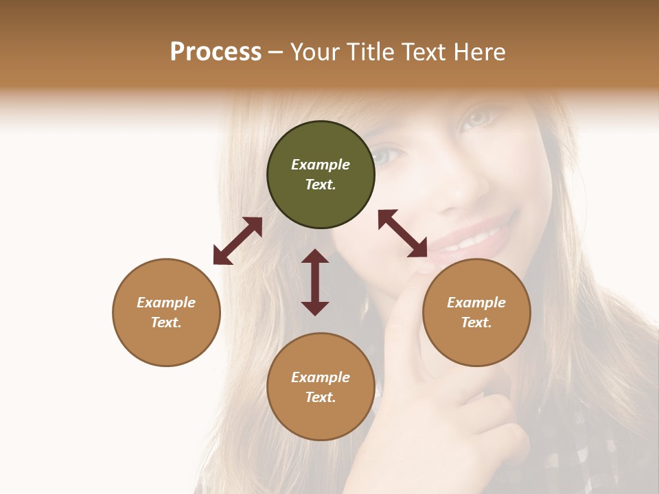 Standing Casual Positive PowerPoint Template