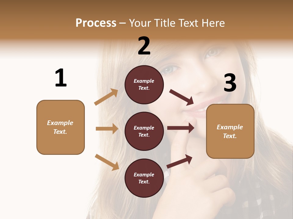 Standing Casual Positive PowerPoint Template