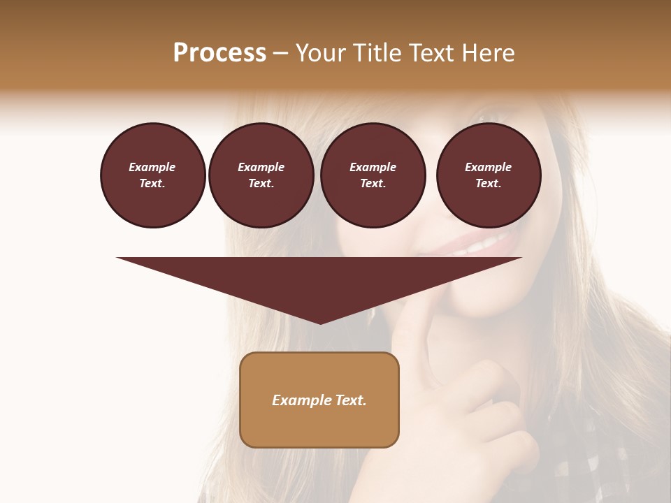Standing Casual Positive PowerPoint Template