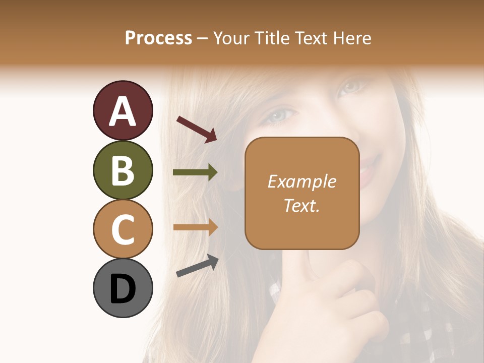 Standing Casual Positive PowerPoint Template