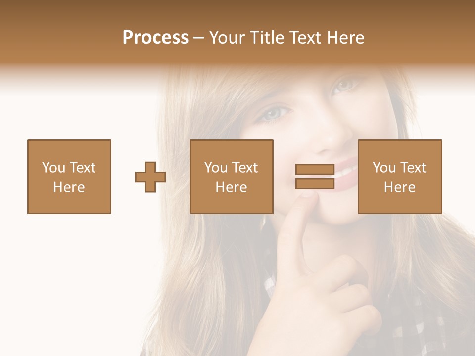 Standing Casual Positive PowerPoint Template