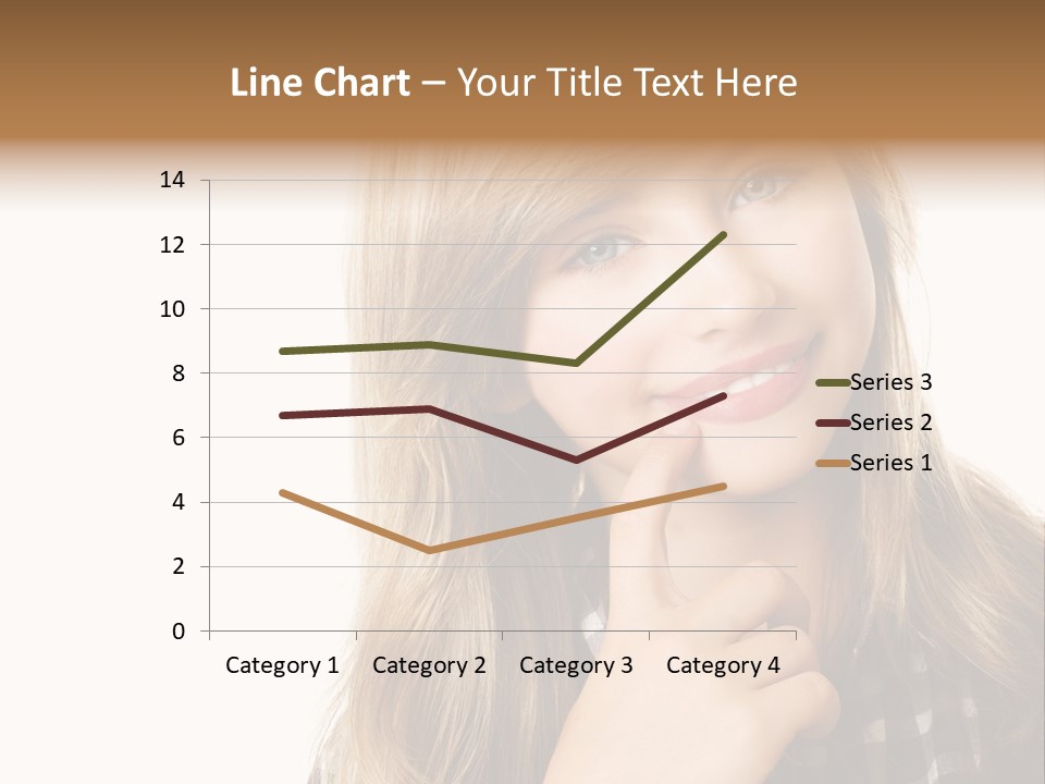 Standing Casual Positive PowerPoint Template
