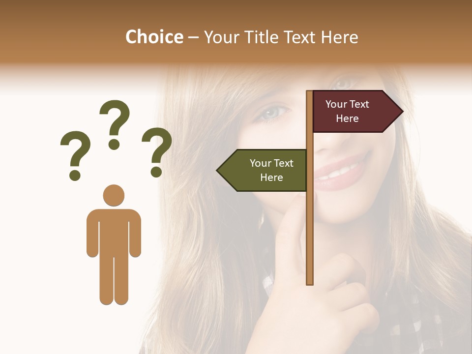 Standing Casual Positive PowerPoint Template