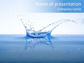 Background Wash Blue PowerPoint Template