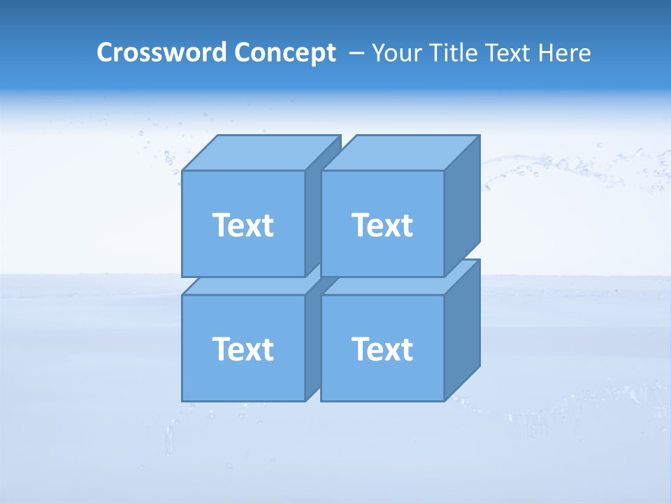 Background Wash Blue PowerPoint Template
