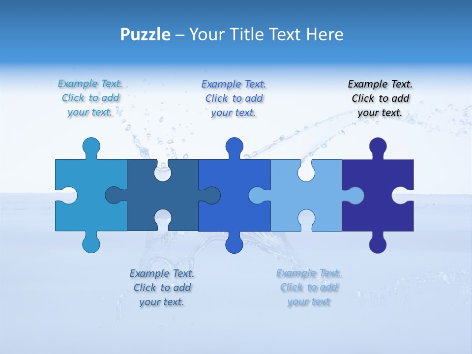 Background Wash Blue PowerPoint Template