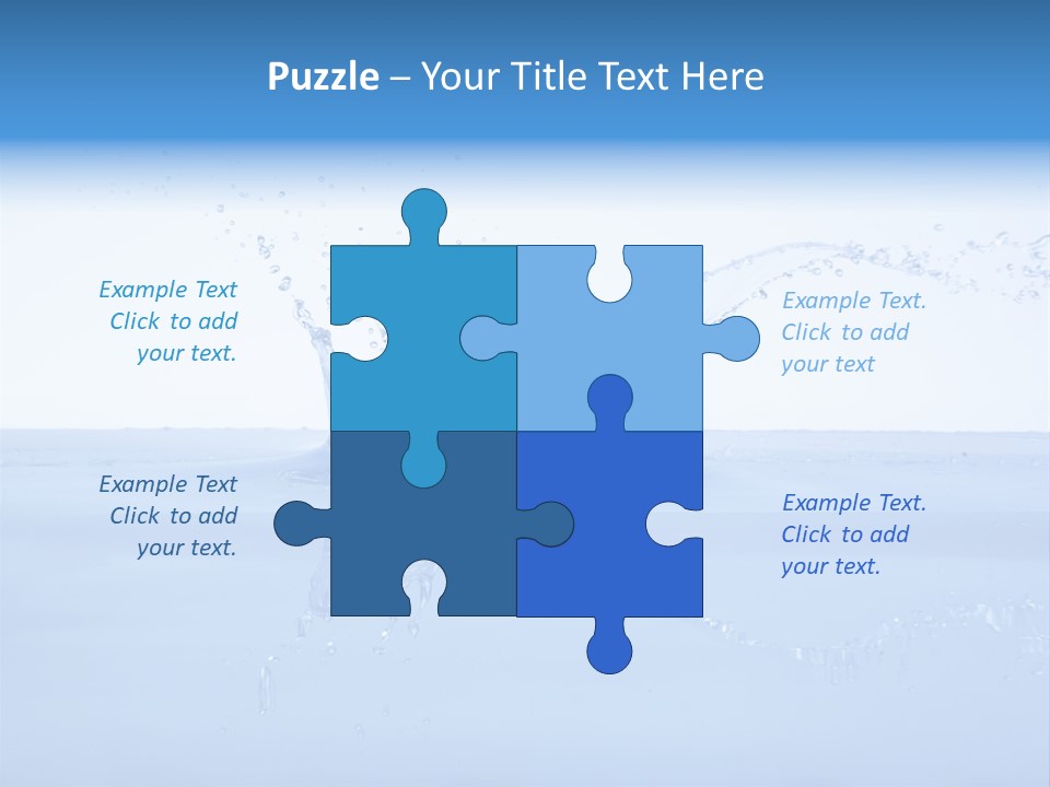 Background Wash Blue PowerPoint Template