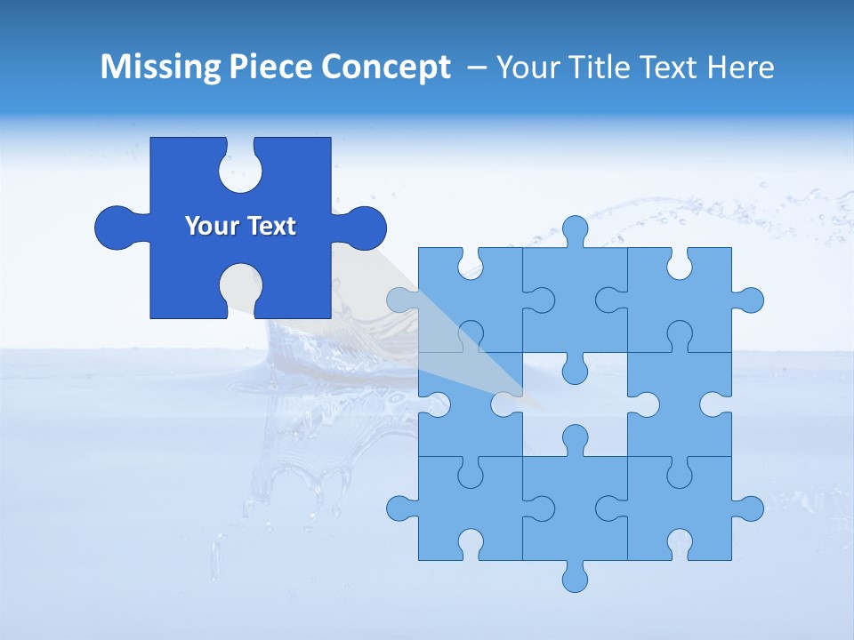 Background Wash Blue PowerPoint Template