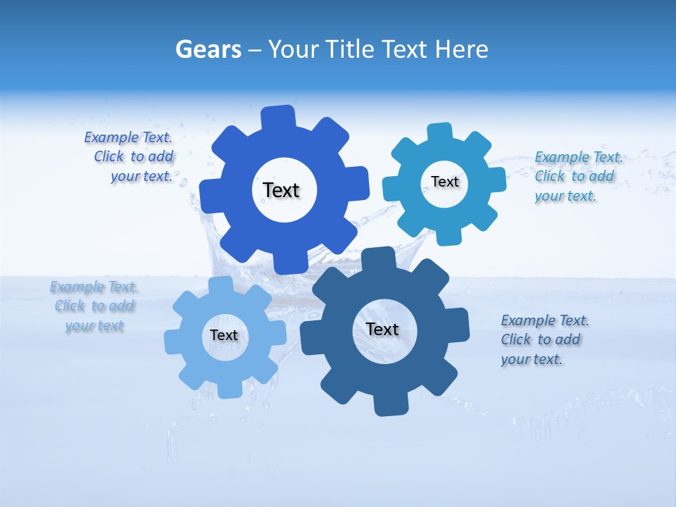 Background Wash Blue PowerPoint Template