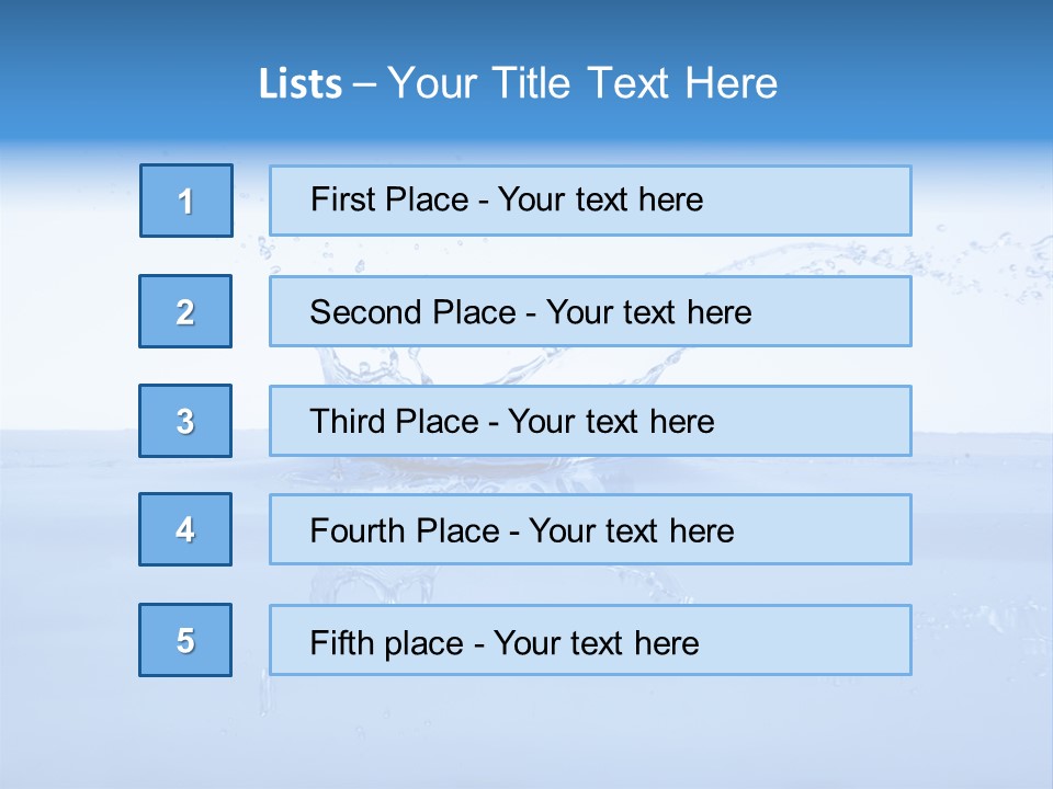 Background Wash Blue PowerPoint Template