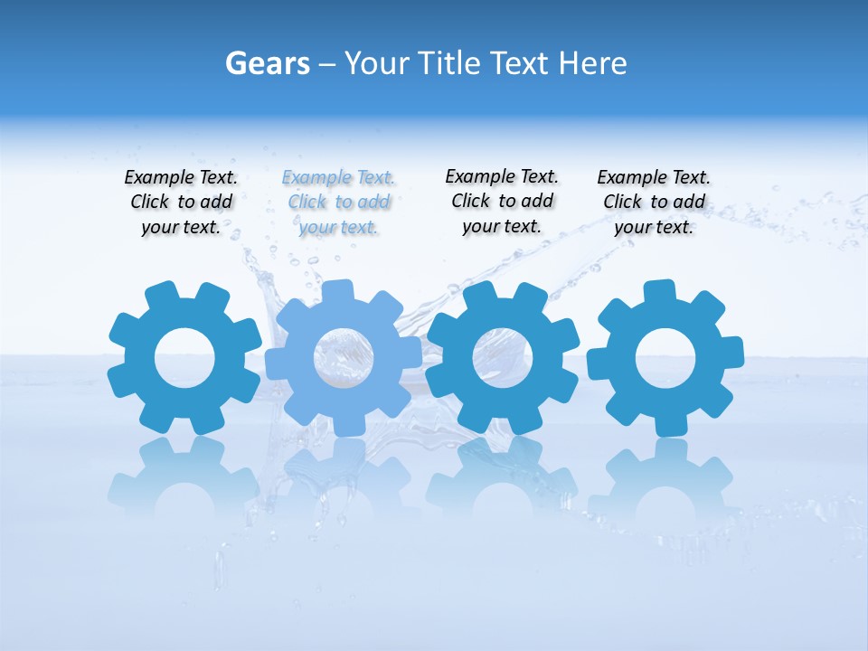 Background Wash Blue PowerPoint Template