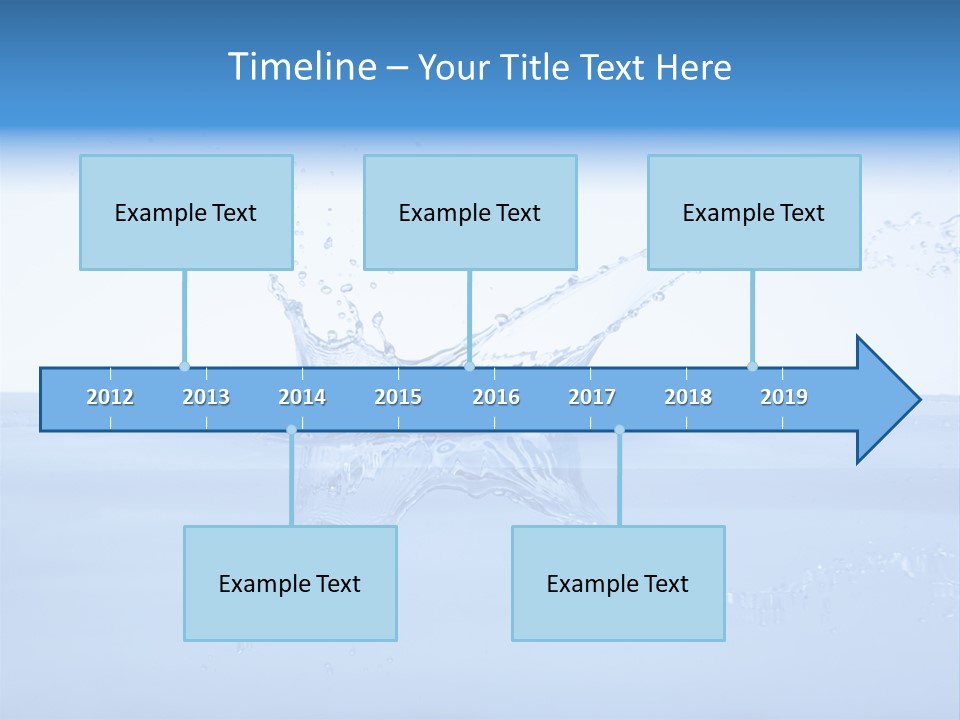 Background Wash Blue PowerPoint Template