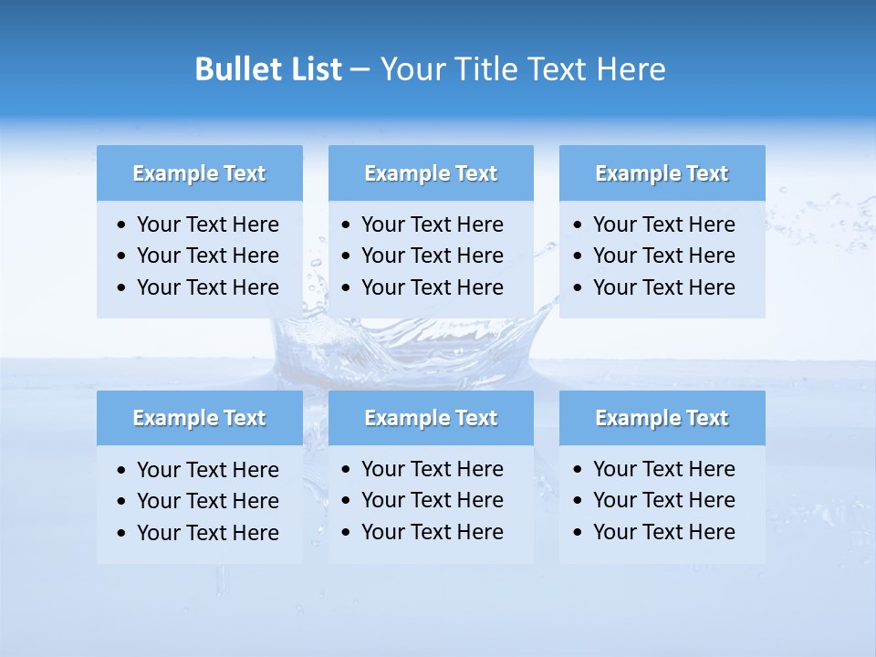 Background Wash Blue PowerPoint Template