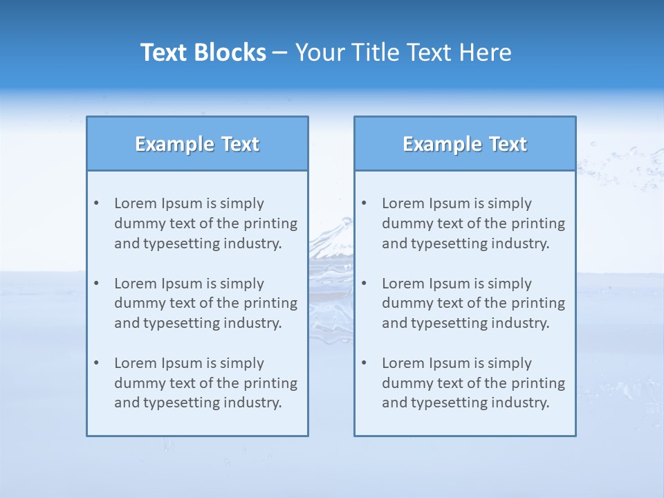 Background Wash Blue PowerPoint Template