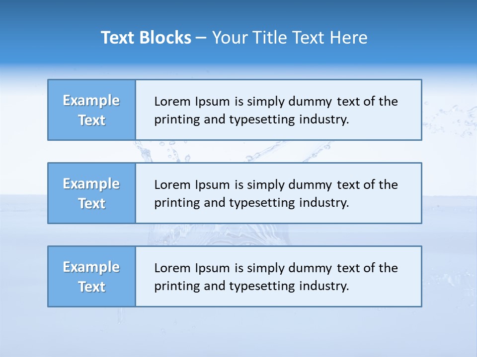 Background Wash Blue PowerPoint Template