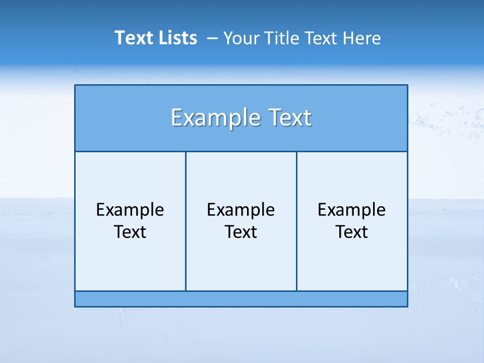 Background Wash Blue PowerPoint Template