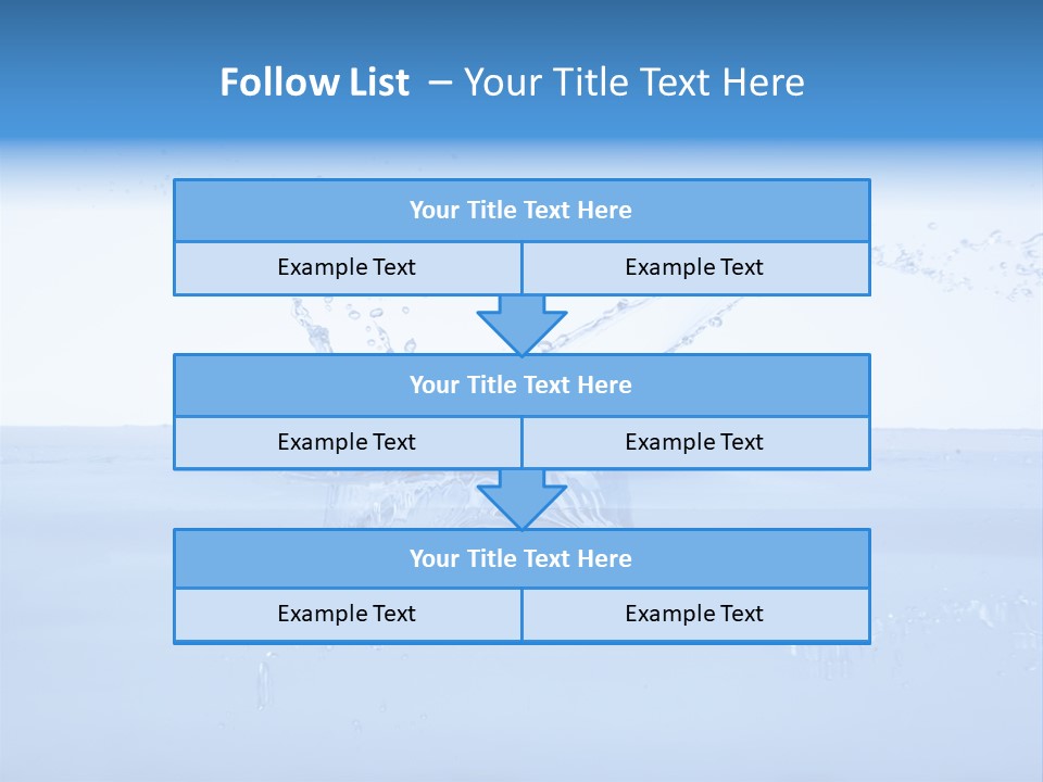 Background Wash Blue PowerPoint Template