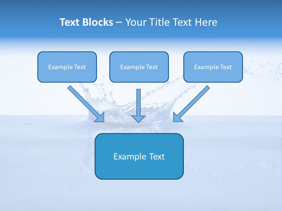 Background Wash Blue PowerPoint Template