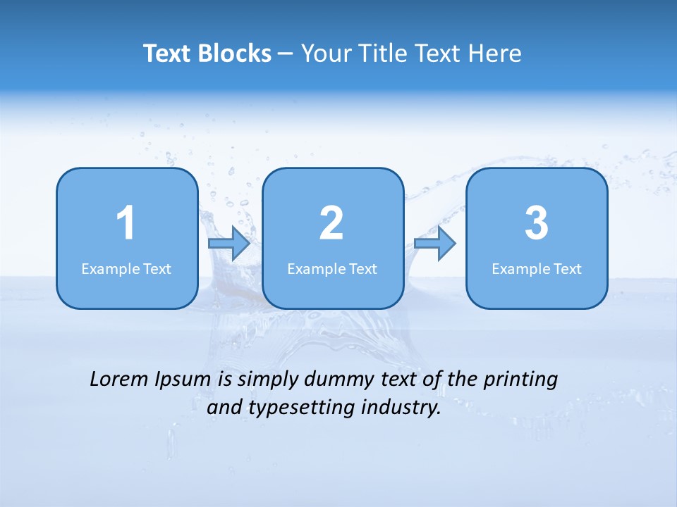 Background Wash Blue PowerPoint Template