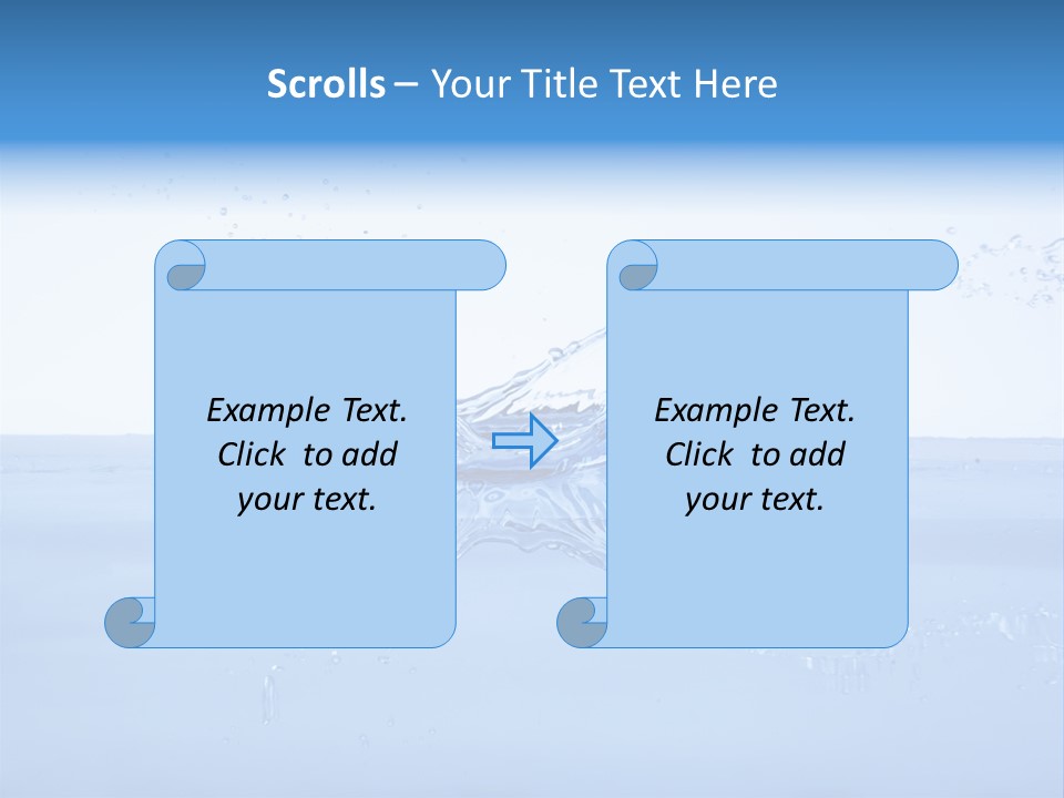 Background Wash Blue PowerPoint Template