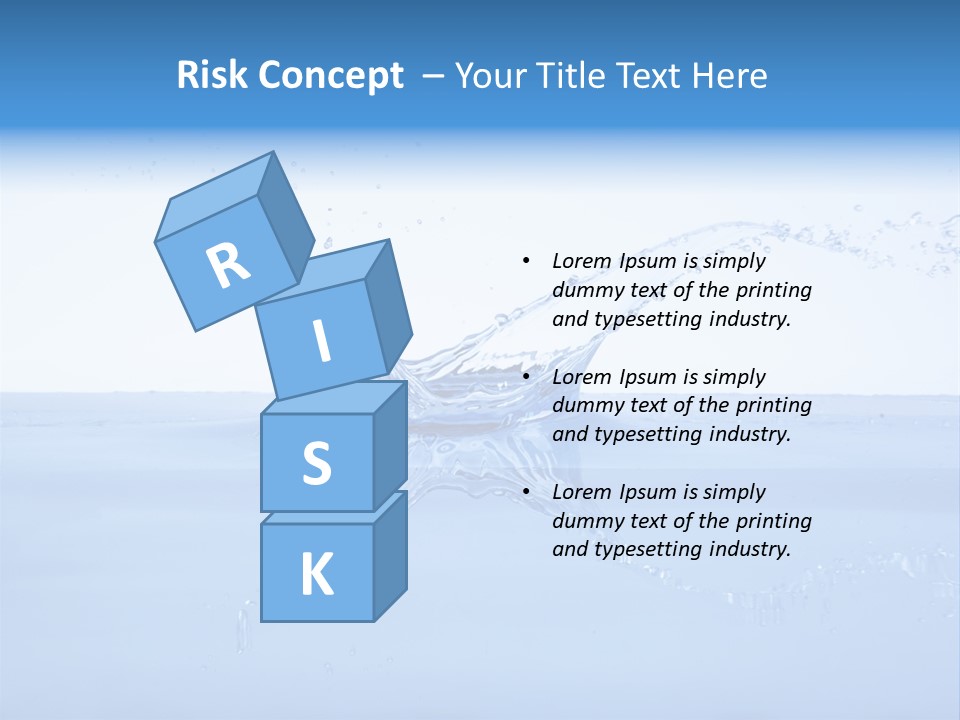 Background Wash Blue PowerPoint Template