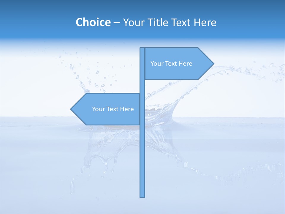 Background Wash Blue PowerPoint Template