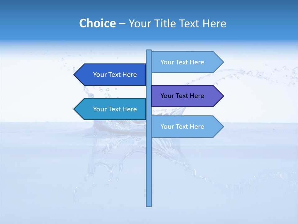 Background Wash Blue PowerPoint Template