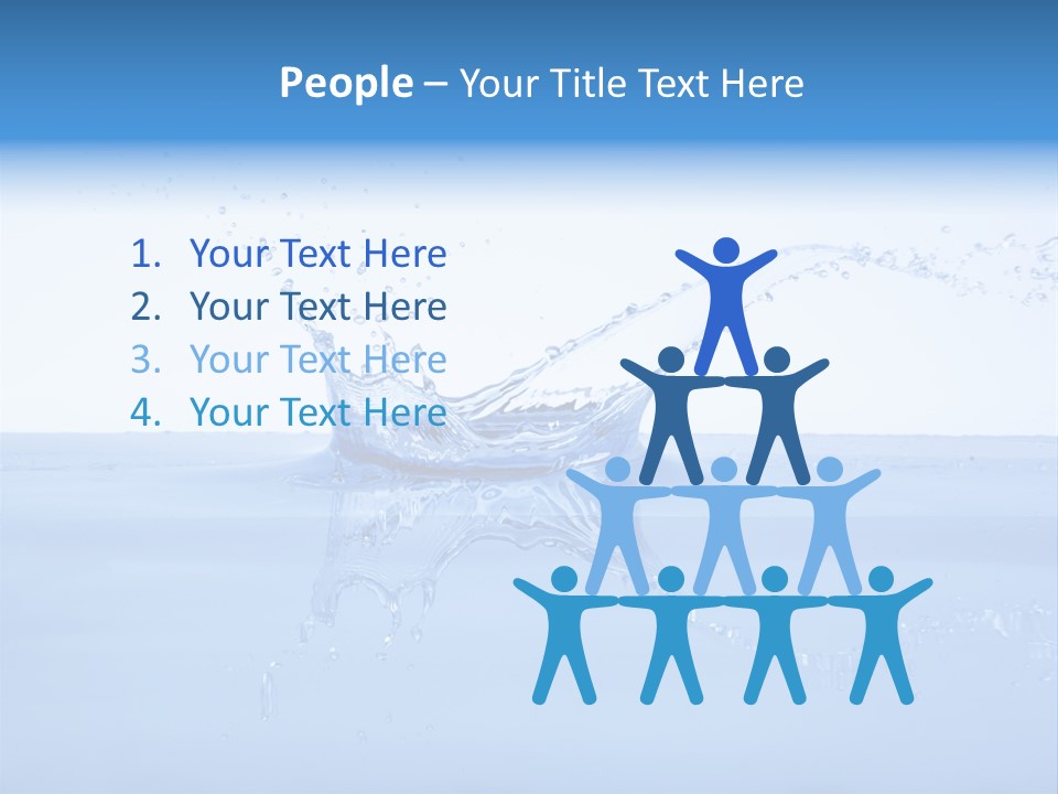 Background Wash Blue PowerPoint Template