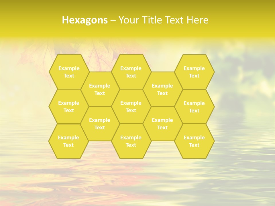 Tree Sunlight Orange PowerPoint Template
