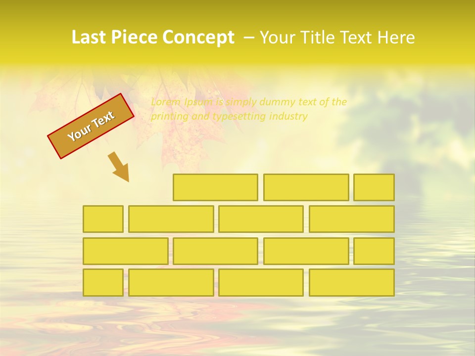 Tree Sunlight Orange PowerPoint Template
