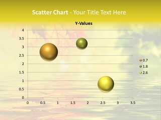 Tree Sunlight Orange PowerPoint Template