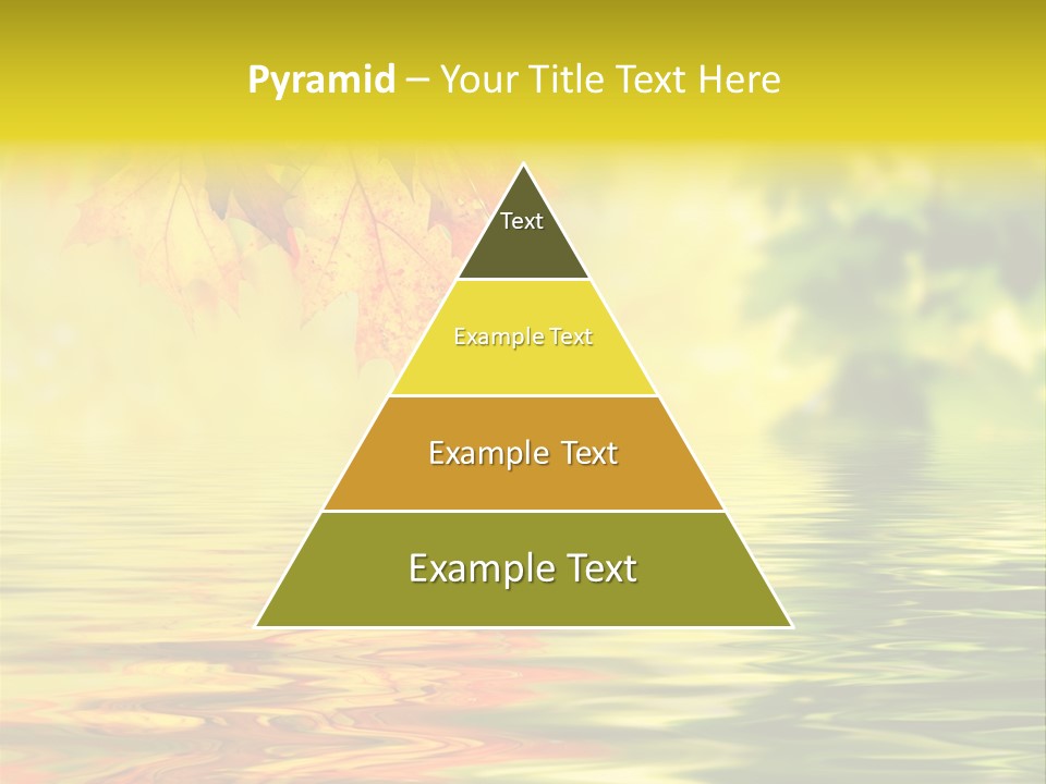 Tree Sunlight Orange PowerPoint Template