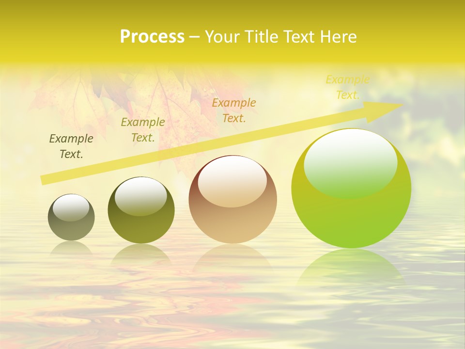 Tree Sunlight Orange PowerPoint Template