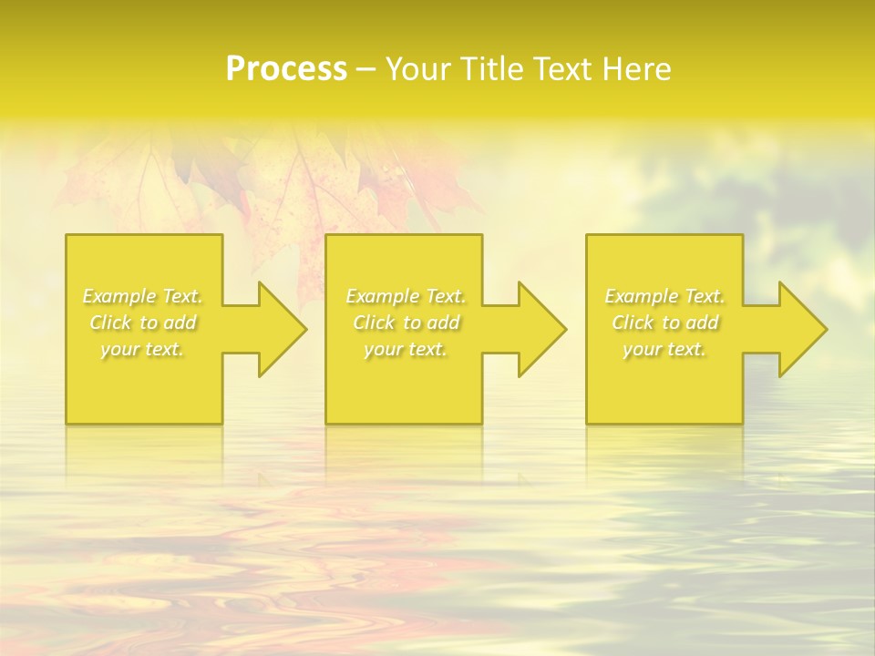 Tree Sunlight Orange PowerPoint Template
