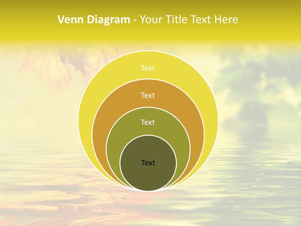 Tree Sunlight Orange PowerPoint Template
