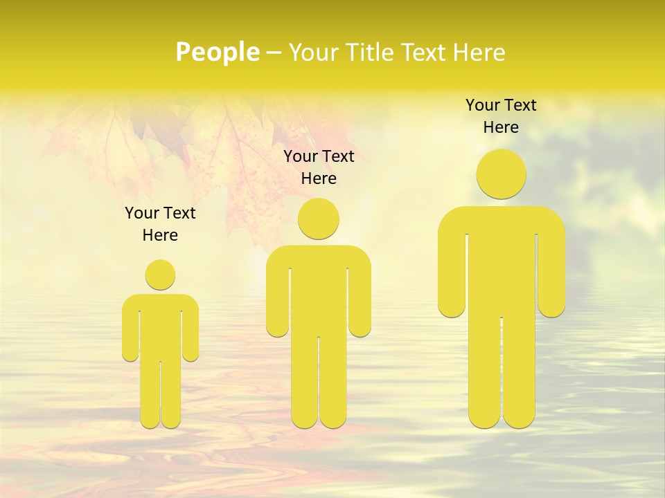 Tree Sunlight Orange PowerPoint Template