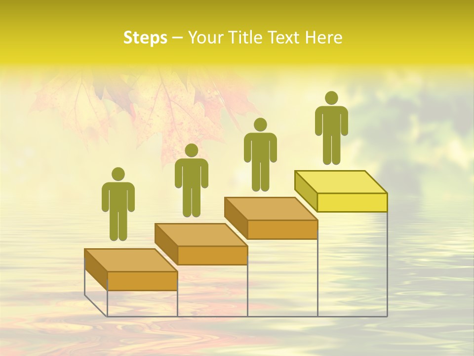 Tree Sunlight Orange PowerPoint Template