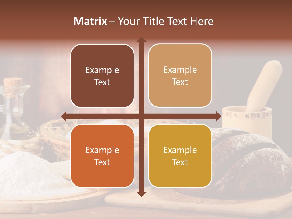 Wheat Baking Flour PowerPoint Template