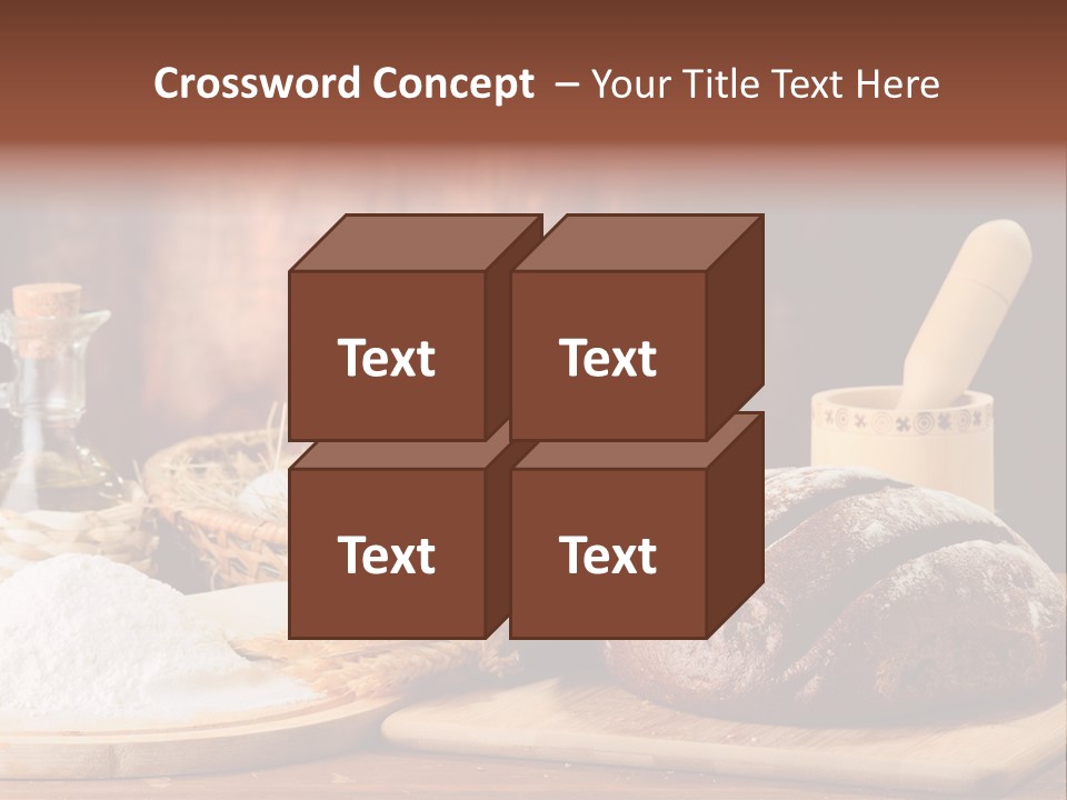 Wheat Baking Flour PowerPoint Template