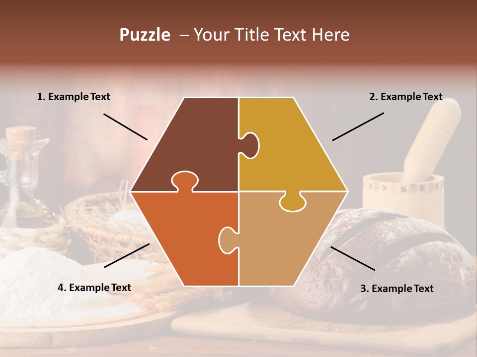 Wheat Baking Flour PowerPoint Template