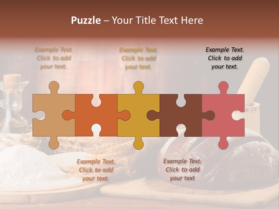 Wheat Baking Flour PowerPoint Template