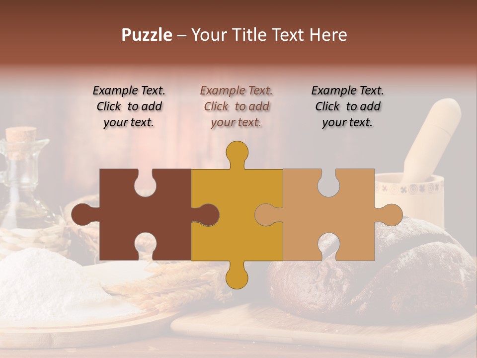 Wheat Baking Flour PowerPoint Template