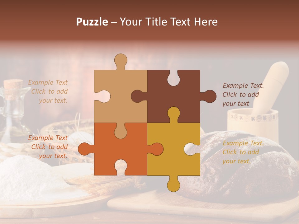 Wheat Baking Flour PowerPoint Template