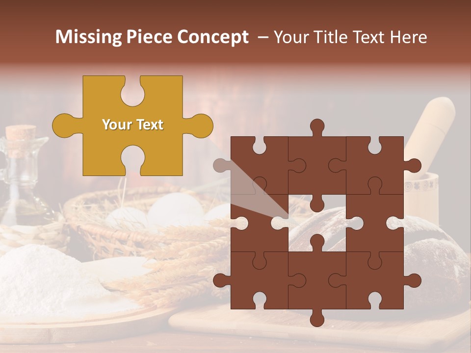 Wheat Baking Flour PowerPoint Template