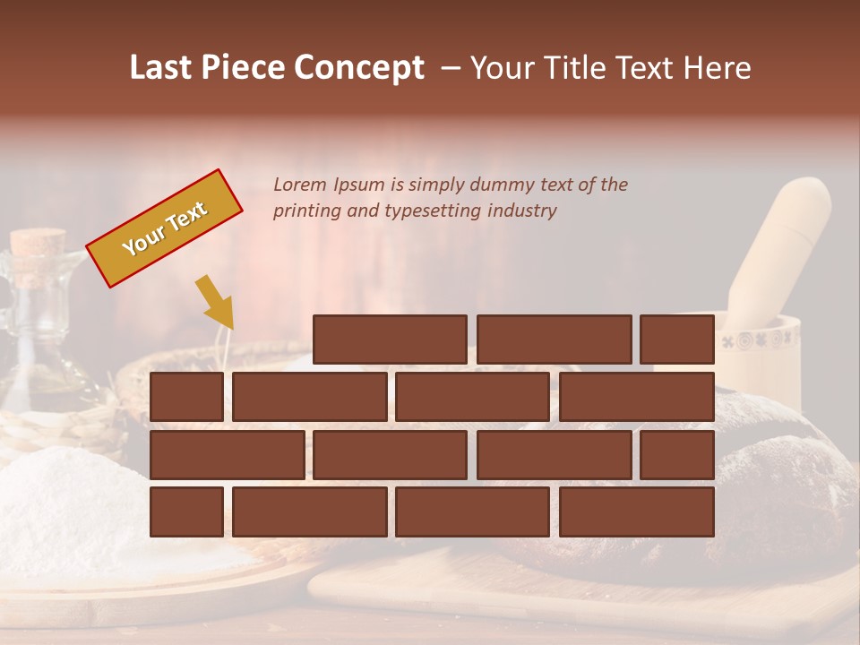 Wheat Baking Flour PowerPoint Template