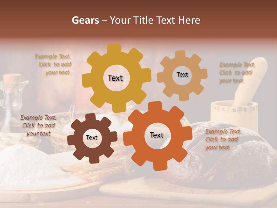 Wheat Baking Flour PowerPoint Template