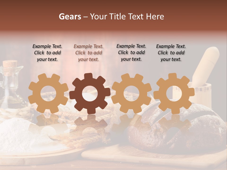 Wheat Baking Flour PowerPoint Template