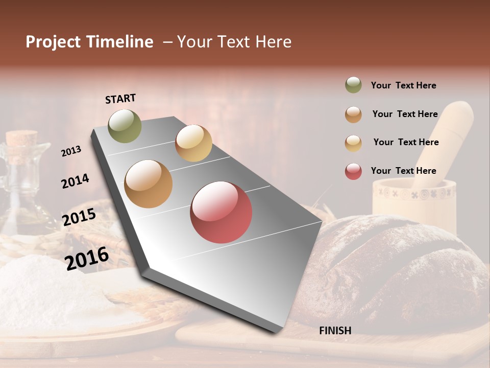 Wheat Baking Flour PowerPoint Template